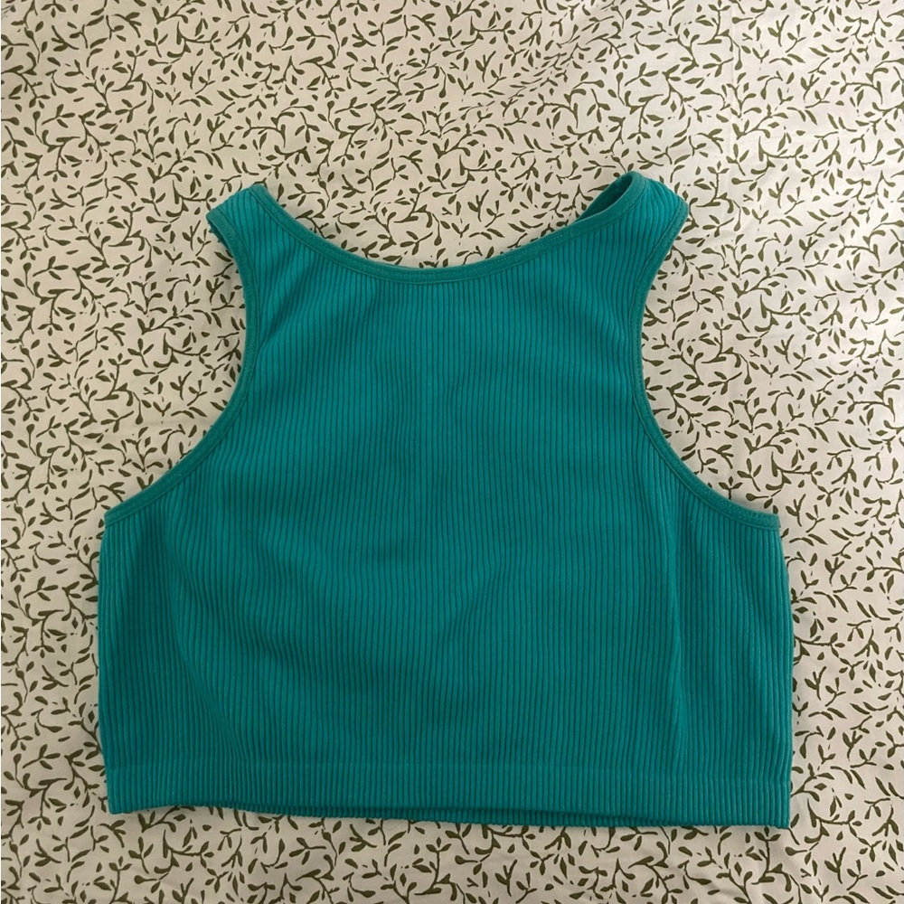 Teal tank top